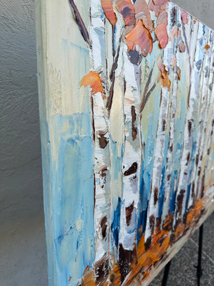 Effervescence of Fall by Lisa Elley |  Side View of Artwork 