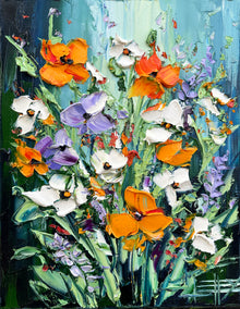 oil painting by Lisa Elley titled Garden Delight