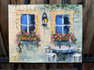 Original art for sale at UGallery.com | Garden of Italy by Lisa Elley | $275 | oil painting | 8' h x 10' w | thumbnail 3