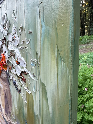 Radiance in the Quiet by Lisa Elley |  Side View of Artwork 