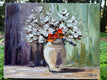 Original art for sale at UGallery.com | Radiance in the Quiet by Lisa Elley | $800 | oil painting | 16' h x 20' w | thumbnail 3