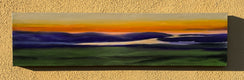 Original art for sale at UGallery.com | Full Spectrum Sunset by Mandy Main | $1,550 | oil painting | 12' h x 48' w | thumbnail 3