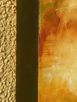 Golden Light IV by Mandy Main |  Side View of Artwork 