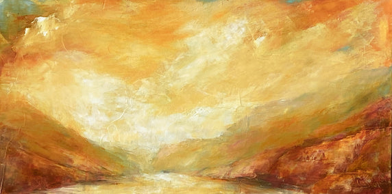 oil painting by Mandy Main titled Golden Light IV