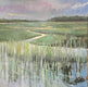 Original art for sale at UGallery.com | Emotive In Nature by Mary Pratt | $3,150 | oil painting | 48' h x 48' w | thumbnail 1