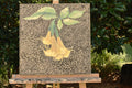 Original art for sale at UGallery.com | Flower Song by Mary Pratt | $875 | oil painting | 18' h x 18' w | thumbnail 3