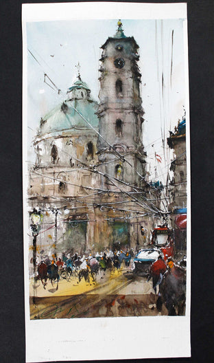 Prague St. Nicholas Tower by Maximilian Damico |  Context View of Artwork 