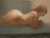 Original art for sale at UGallery.com | Distant Lights by McGarren Flack | $675 | oil painting | 9' h x 12' w | thumbnail 1