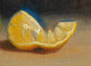 Multi-Divided Lemon by McGarren Flack |   Closeup View of Artwork 