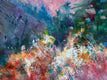 Original art for sale at UGallery.com | Secrets in the Mountains by Melissa Gannon | $1,175 | acrylic painting | 24' h x 30' w | thumbnail 4