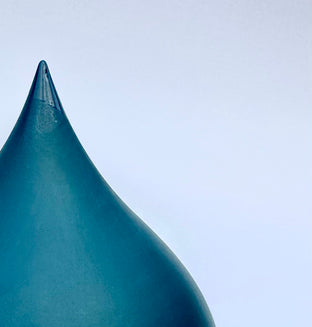 A Blue Drop by Mika Burt |   Closeup View of Artwork 