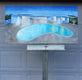 Original art for sale at UGallery.com | Classic Pool by Mitchell Freifeld | $1,250 | oil painting | 21' h x 40' w | thumbnail 3