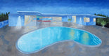 Original art for sale at UGallery.com | Classic Pool by Mitchell Freifeld | $1,250 | oil painting | 21' h x 40' w | thumbnail 1