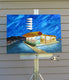 Original art for sale at UGallery.com | Norms by Mitchell Freifeld | $900 | oil painting | 25' h x 35' w | thumbnail 3