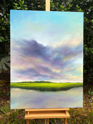 Marsh at Dawn by Nancy Hughes Miller |  Context View of Artwork 