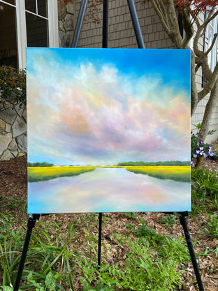 Marsh Cloud Colors by Nancy Hughes Miller |  Context View of Artwork 