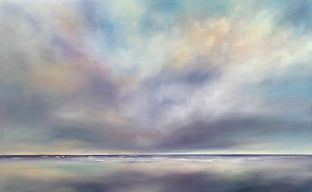 Shoreline Cloudscape by Nancy Hughes Miller |  Artwork Main Image 