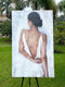 Original art for sale at UGallery.com | She Who is Brave by Nava Lundy | $3,500 | acrylic painting | 48' h x 30' w | thumbnail 3