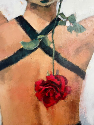 The Rose Keeper by Nava Lundy |   Closeup View of Artwork 