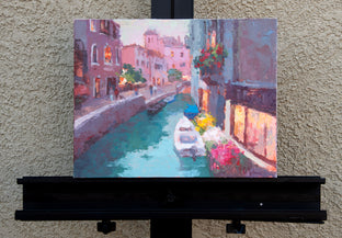 Venetian Dusk by Oksana Johnson |  Context View of Artwork 