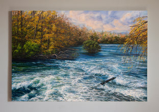 Colorado River by Olena Nabilsky |  Side View of Artwork 