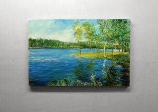 Leisure Lake Early Morning by Onelio Marrero |  Context View of Artwork 