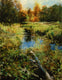 Original art for sale at UGallery.com | The Brook In Autumn by Onelio Marrero | $1,000 | oil painting | 20' h x 16' w | thumbnail 1