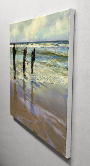 The Catch by Onelio Marrero |  Side View of Artwork 