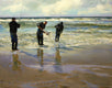 Original art for sale at UGallery.com | The Catch by Onelio Marrero | $1,025 | oil painting | 16' h x 20' w | thumbnail 1