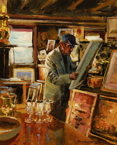 oil painting by Onelio Marrero titled The Discerning Eye