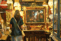 Original art for sale at UGallery.com | The Hanging Lamps by Onelio Marrero | $600 | oil painting | 11' h x 14' w | thumbnail 4