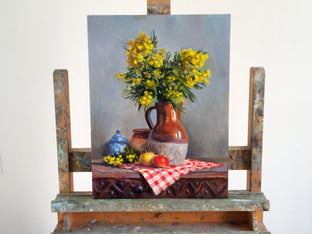 Bouquet de Mimosas by Pascal Giroud |  Context View of Artwork 