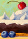 Original art for sale at UGallery.com | Chocolate Cream Pie by Pat Doherty | $225 | oil painting | 5' h x 7' w | thumbnail 4