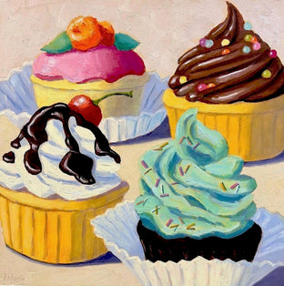 Four Cupcakes by Pat Doherty |  Artwork Main Image 