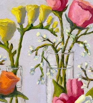 Spring Blossoms by Pat Doherty |   Closeup View of Artwork 