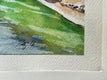 Original art for sale at UGallery.com | Lake Erwin by Patty Phan | $575 | watercolor painting | 11.5' h x 16.5' w | thumbnail 2