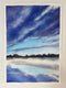 Original art for sale at UGallery.com | Running with Clouds by Patty Phan | $575 | watercolor painting | 16' h x 11' w | thumbnail 3