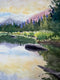 Original art for sale at UGallery.com | Wind River by Patty Phan | $575 | watercolor painting | 11' h x 16' w | thumbnail 4