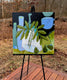 Original art for sale at UGallery.com | Ferns and Figs by Peg Belcastro | $900 | mixed media artwork | 24' h x 24' w | thumbnail 3