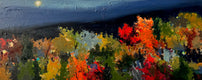 Original art for sale at UGallery.com | For the Love of the Moon by Rebecca Klementovich | $1,375 | acrylic painting | 16' h x 40' w | thumbnail 1