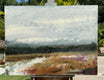 Original art for sale at UGallery.com | Countryside Colors by Ronda Waiksnis | $2,750 | oil painting | 36' h x 48' w | thumbnail 3