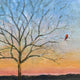 Original art for sale at UGallery.com | Stony Creek Lake by Sally Adams | $750 | acrylic painting | 20' h x 16' w | thumbnail 4