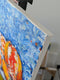 Original art for sale at UGallery.com | Vibrant Orange Delight by Samuel Pretorius | $250 | acrylic painting | 14' h x 14' w | thumbnail 2