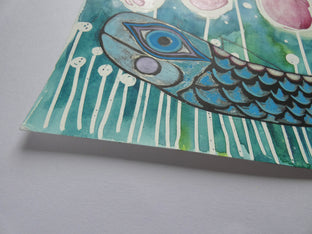 Underwater Garden by Sara Rodighiero |  Side View of Artwork 