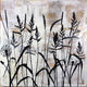 Original art for sale at UGallery.com | The Sun and Wind and Sky by Shannon Amidon | $1,000 | encaustic artwork | 18' h x 18' w | thumbnail 1