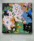 Original art for sale at UGallery.com | Star of the Garden by Sheila Grabarsky | $2,350 | acrylic painting | 30' h x 30' w | thumbnail 3