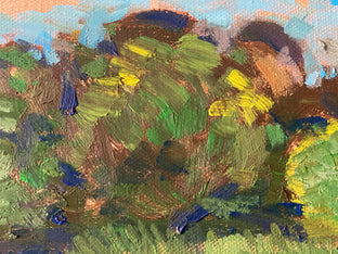 Plein Air Forest-Side by Srinivas Kathoju |   Closeup View of Artwork 