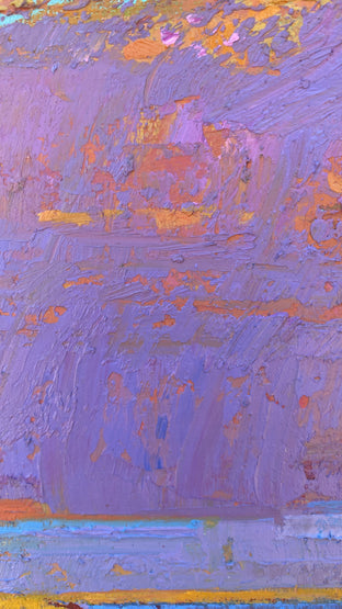 Purple Clouds by Srinivas Kathoju |   Closeup View of Artwork 