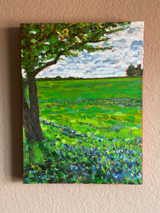 The Bluebonnets by Srinivas Kathoju |  Context View of Artwork 