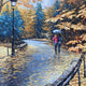 Original art for sale at UGallery.com | Music of the Rain by Stanislav Sidorov | $5,000 | oil painting | 30' h x 40' w | thumbnail 4